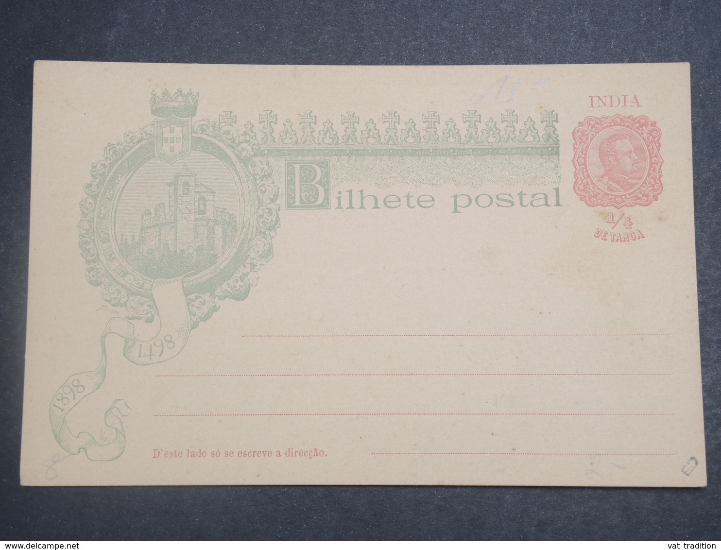 INDE PORTUGAISE - Entier Postal Non Utilisé - L 15142 - Inde Portugaise