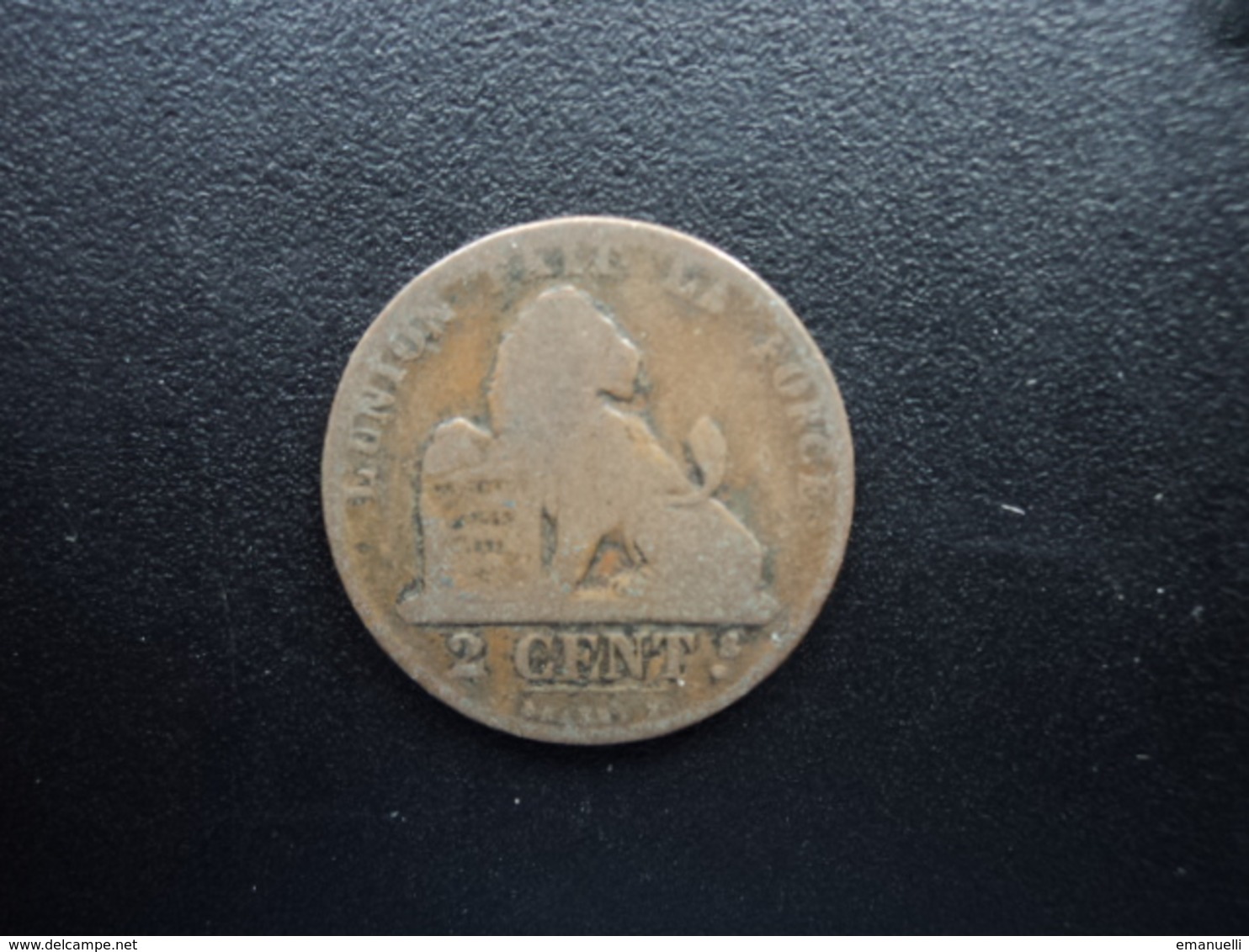 BELGIQUE : 2 CENTIMES  1862  KM 4.2    B+ - 2 Centimes