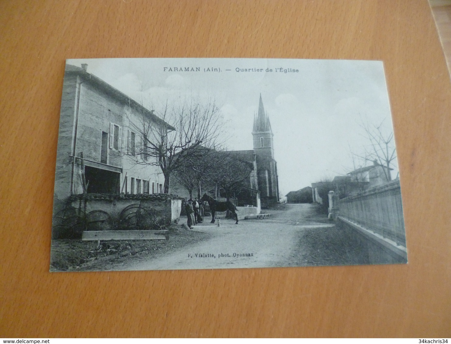 CPA 01 Ain Faraman Quartier De L'église  TBE - Non Classés