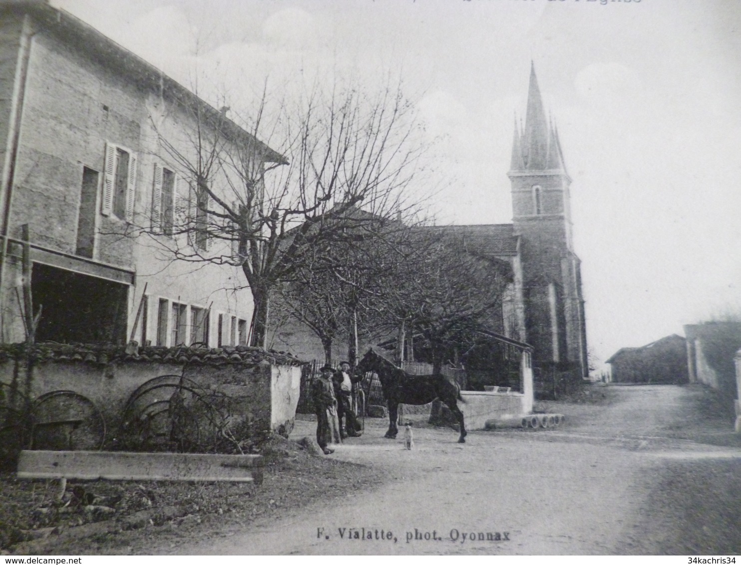 CPA 01 Ain Faraman Quartier De L'église  TBE - Non Classés