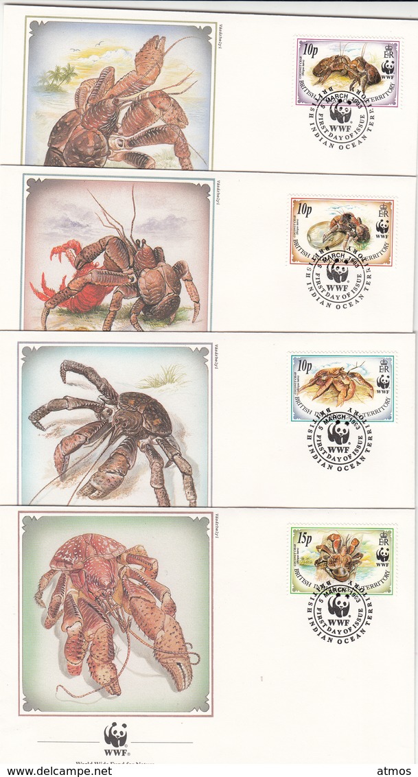 FDC WWF British Indian Ocean Terrirory / 05-03-1993 - FDC