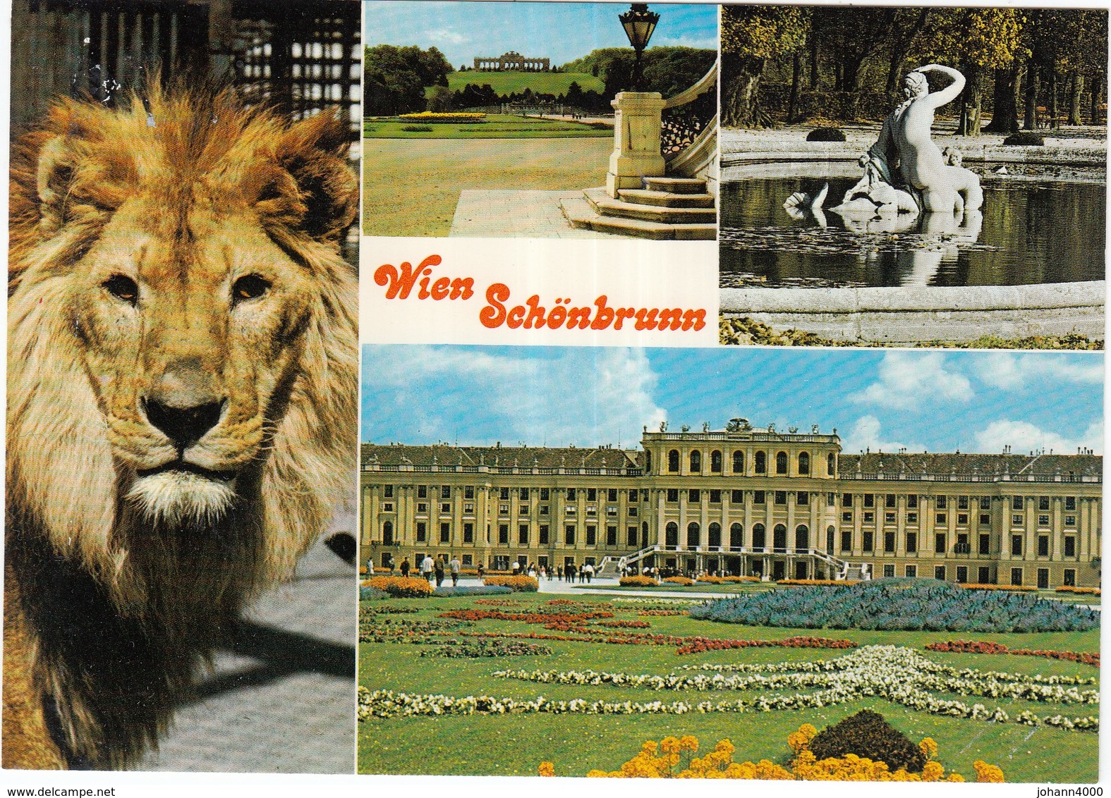 Wien Schönbrunn Tiergarten - Gloriette - Brunnen Im Park - Schloß - Schloss Schönbrunn