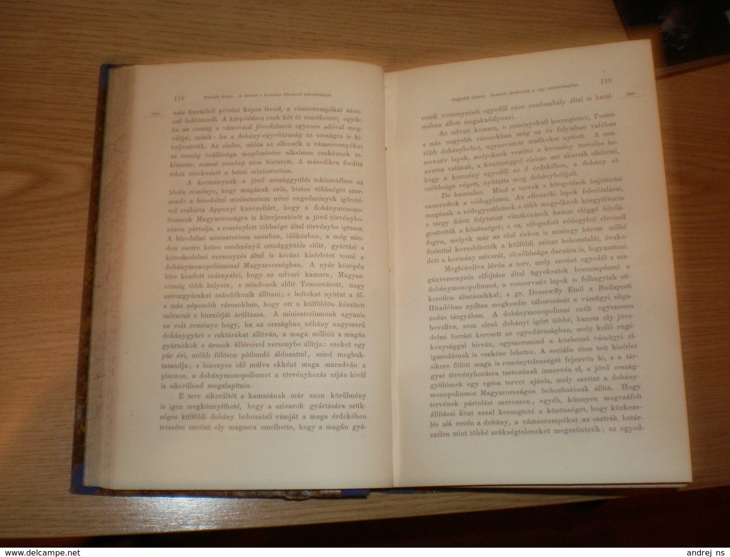 Hungary Huszonot ev Magyarorszag tortenelmebol I II III Horvath Mihaly Pest 1868 Rath Mor