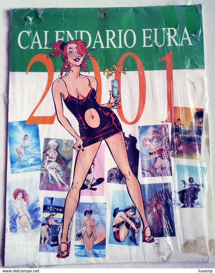 EURO CALENDARIO  2001- SIGILLATO ORIGINE (230318) - Formato Grande : 2001-...