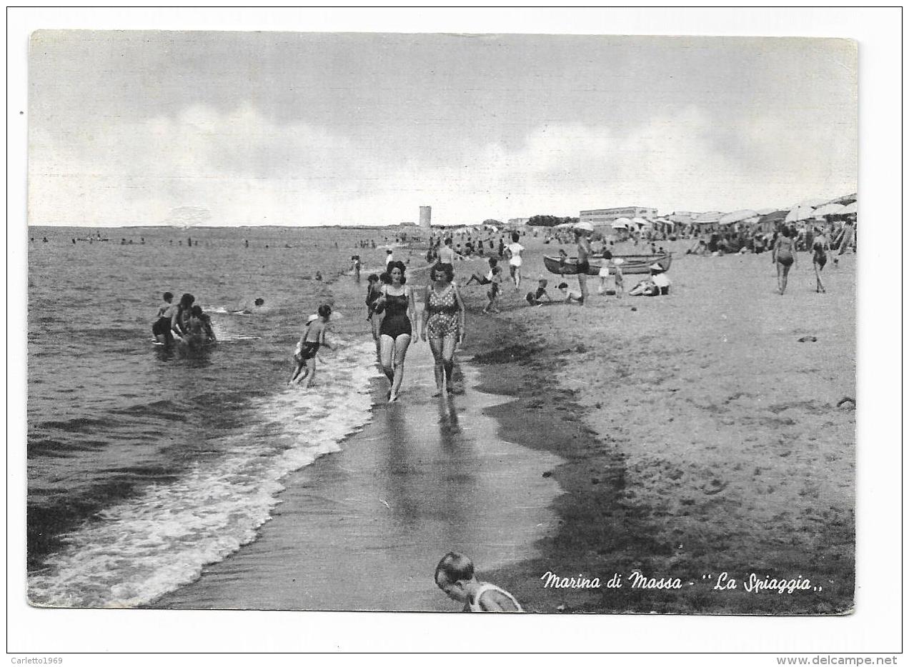 MARINA DI MASSA - LA SPIAGGIA  - VIAGGIATA FG - Carrara