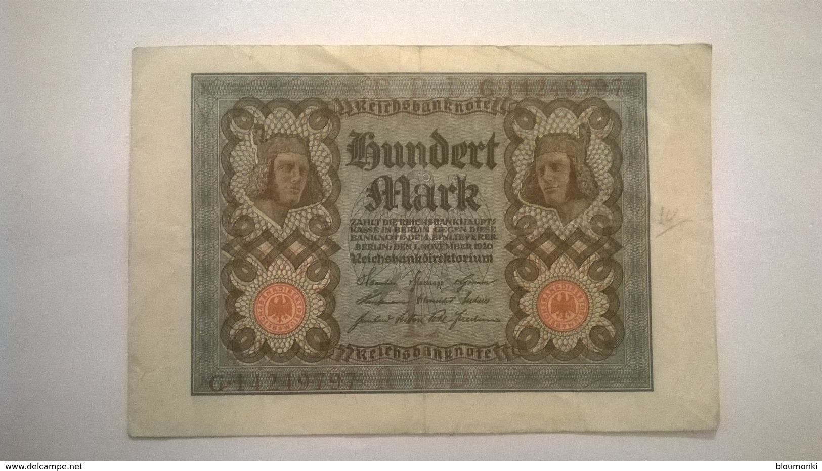 Lot De 10  Billets De Banque ALLEMAGNE  Marks / Reichsbanknote - Collections