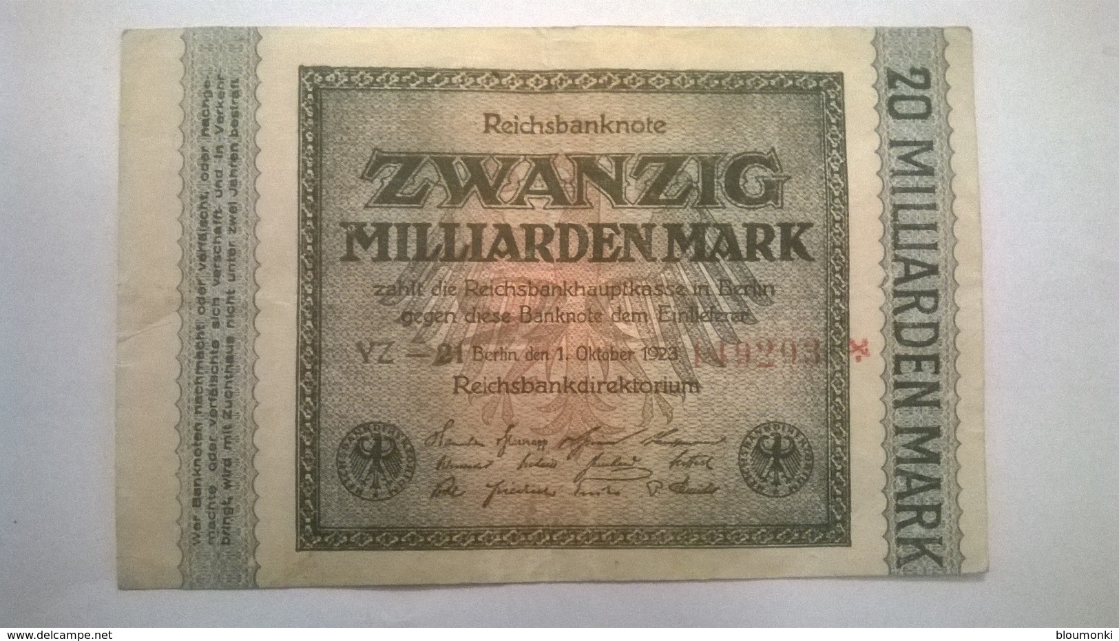 lot de 10  billets de banque ALLEMAGNE  Marks / reichsbanknote