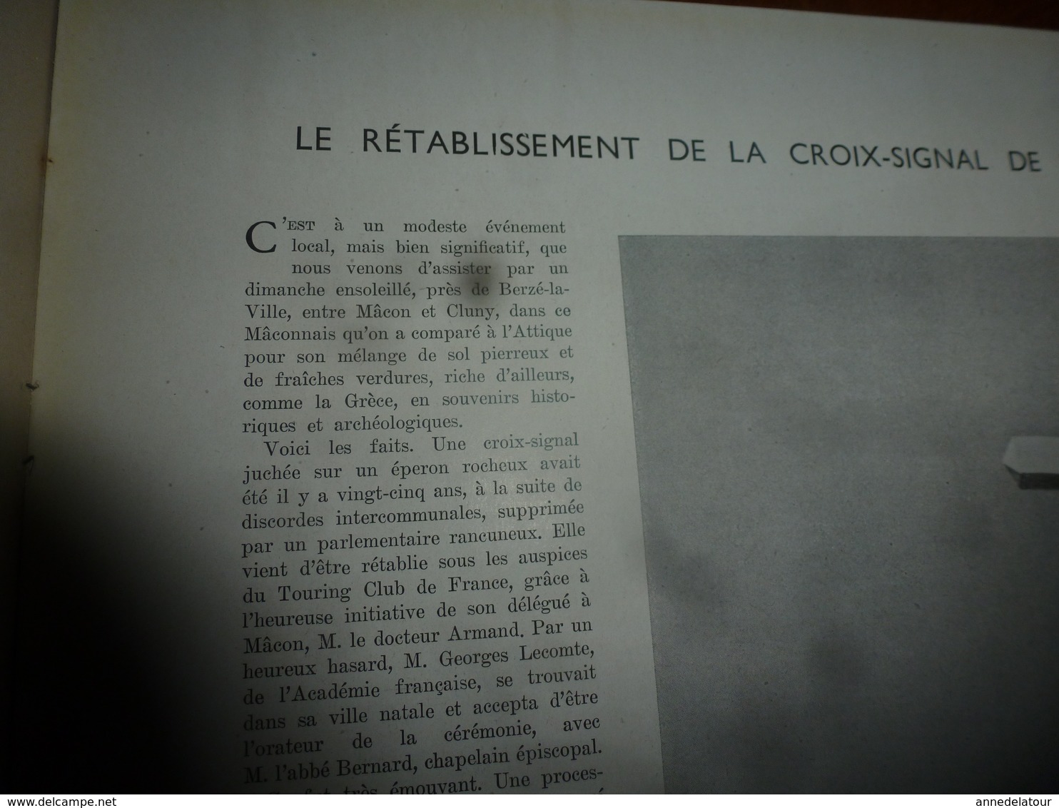 30 août 1941   La croix de Berzé-la-Ville ; L'aviation allemande ; Les orchidées ; etc