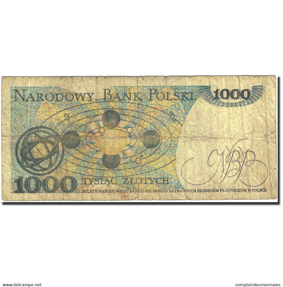 Billet, Pologne, 1000 Zlotych, 1962-1965, 1982-06-01, KM:146c, B - Pologne