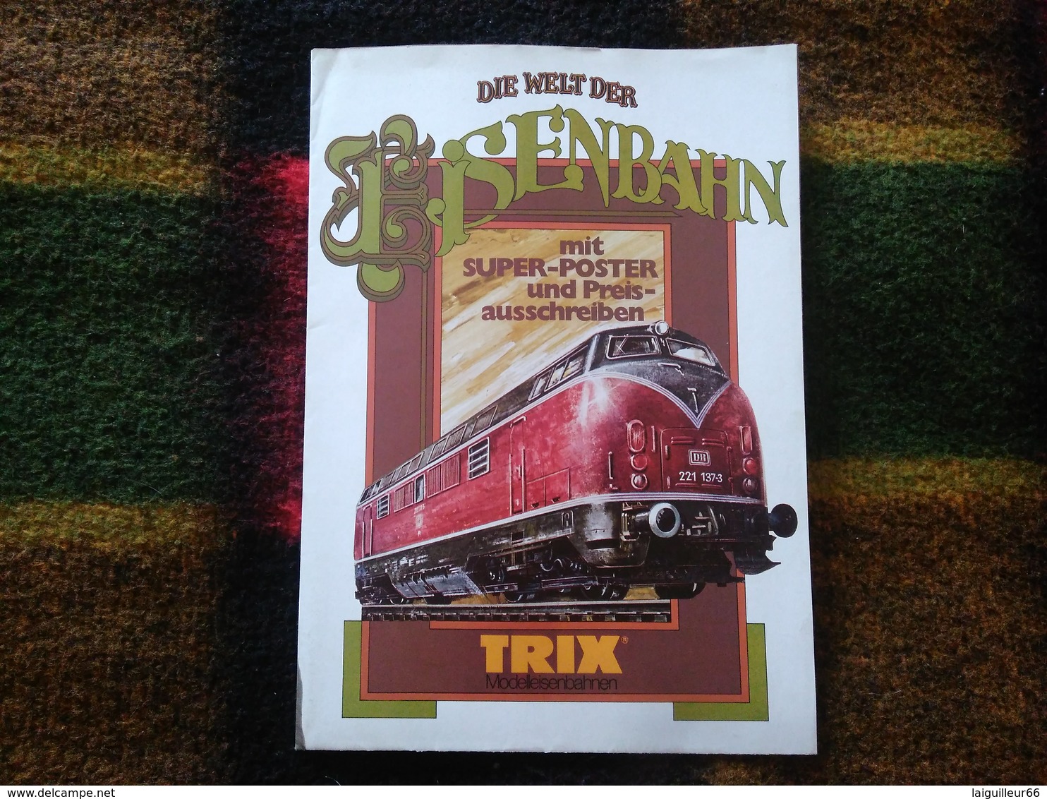 Trix - SUPER POSTER AFFICHE Trains 84x59cm De 1979 - German