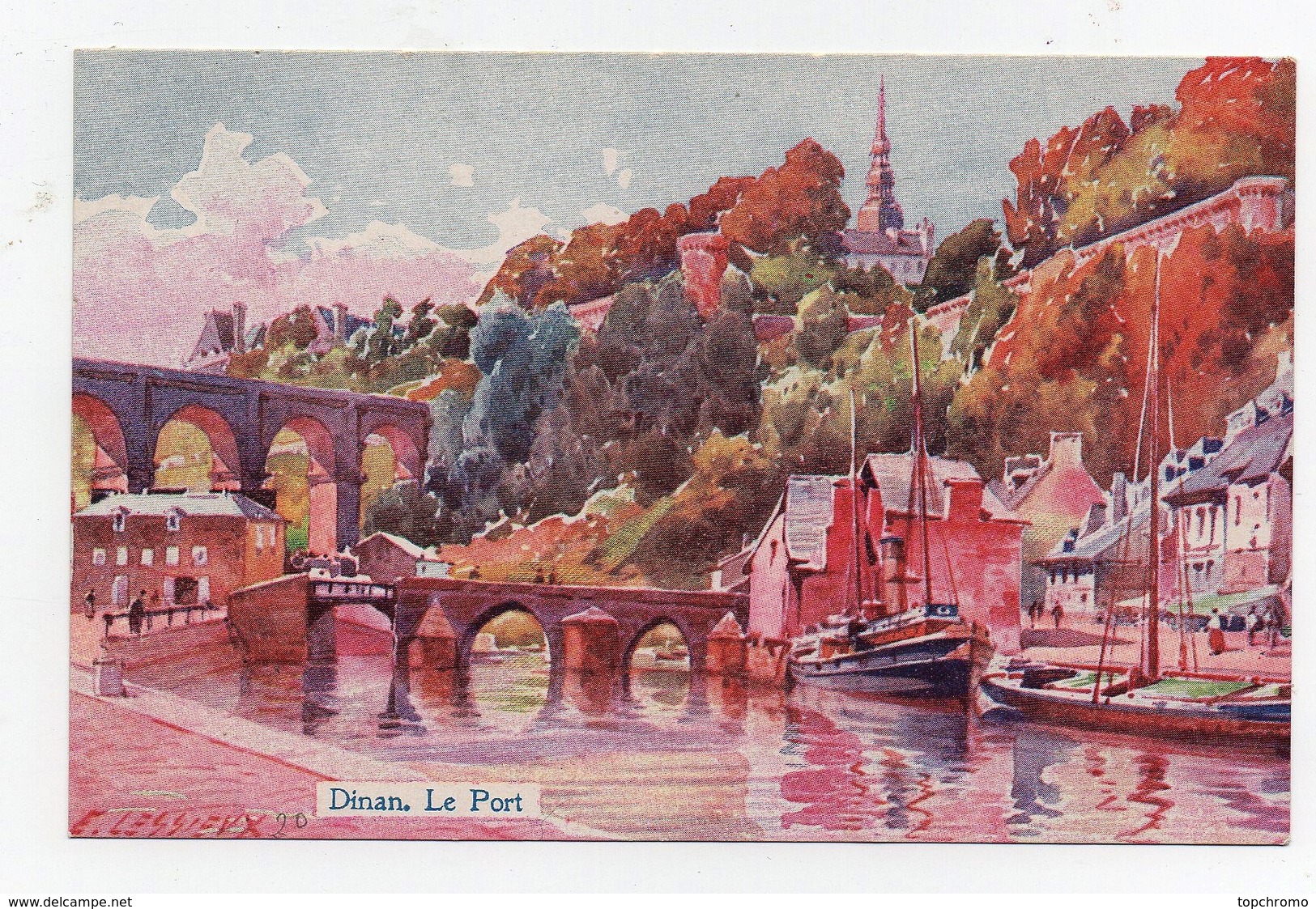 CPA Illustrateur Lessieux Dinan Le Port - Lessieux