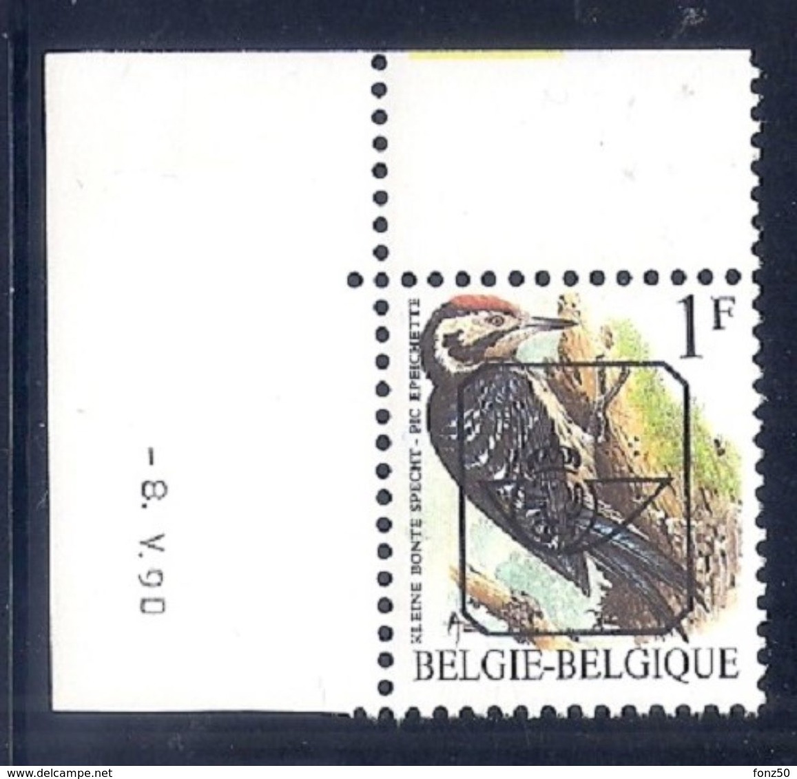 447 * Buzin PRE * Datumstrook * Nr 816 P6 * 8-5-90 * Postfris Xx * GROENE GOM - 1985-.. Oiseaux (Buzin)