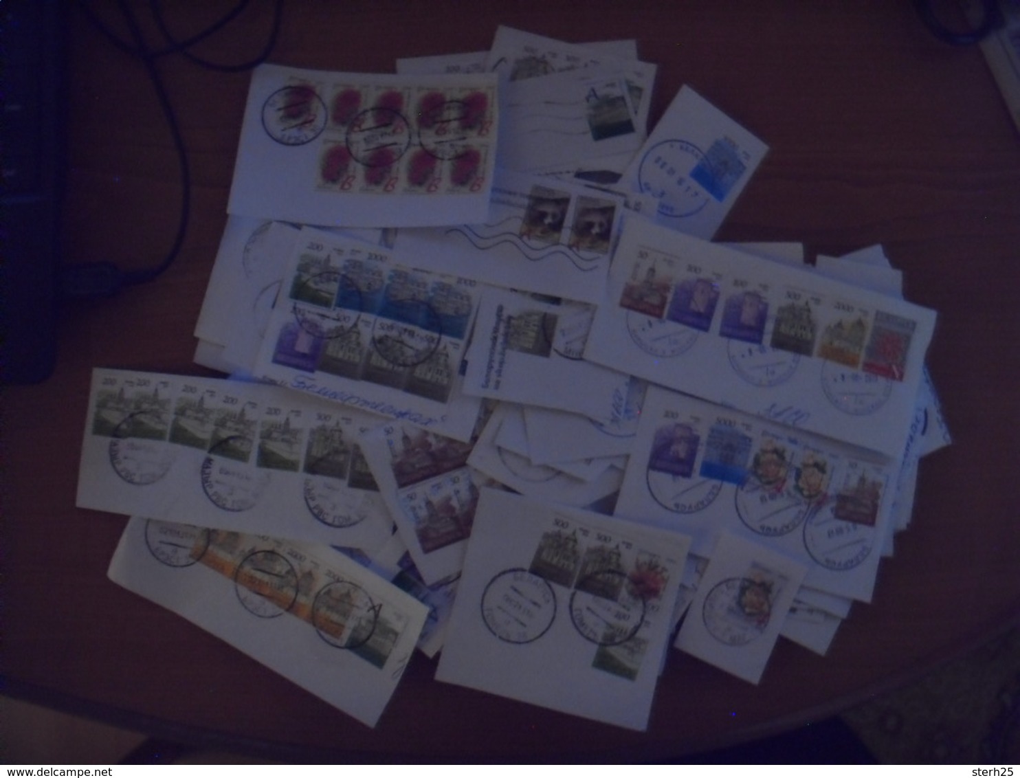 I Do Not Accept Pay Pal Belarus 1000 Stamps Fragments Of Letters Full Of Postmark Variety Of Stamps And Postmarks - Kilowaar (min. 1000 Zegels)