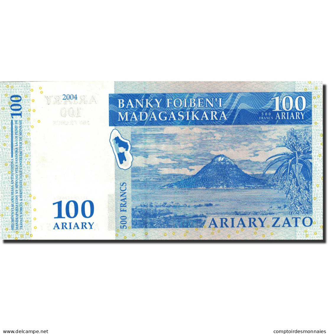 Billet, Madagascar, 100 Ariary, 2004-2006, 2004, KM:86a, SUP - Madagaskar