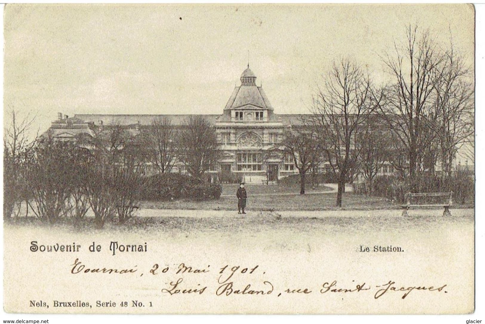 Souvenir De TOURNAI - Le Station - Nels Série 48 N° 1 - Tournai