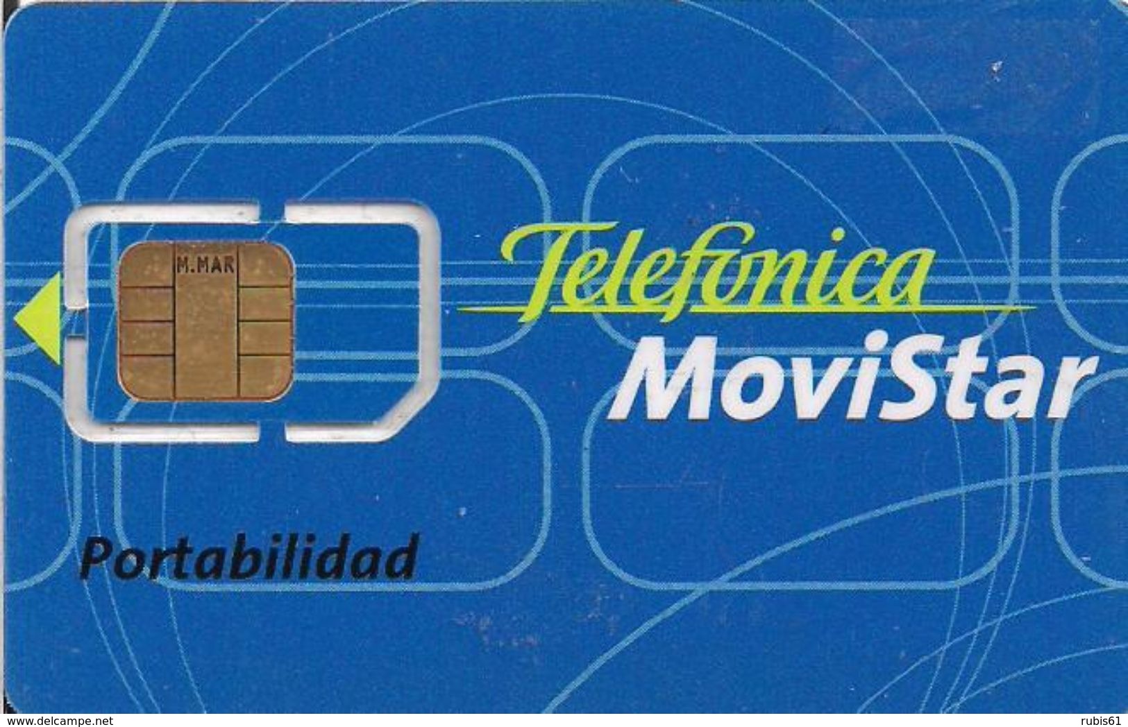 TARJETA GSM MOVISTAR PORTABILIDAD RARA - Sin Clasificación