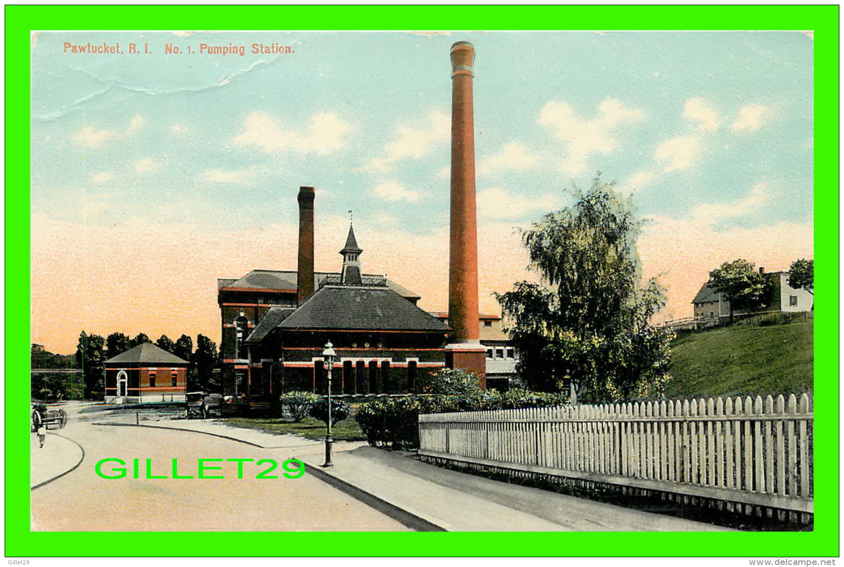 PAWTUCKET, RI -  No 1 PUMPING STATION -  ANIMATED -  THE HUGH C. LEIGHTON CO - - Pawtucket