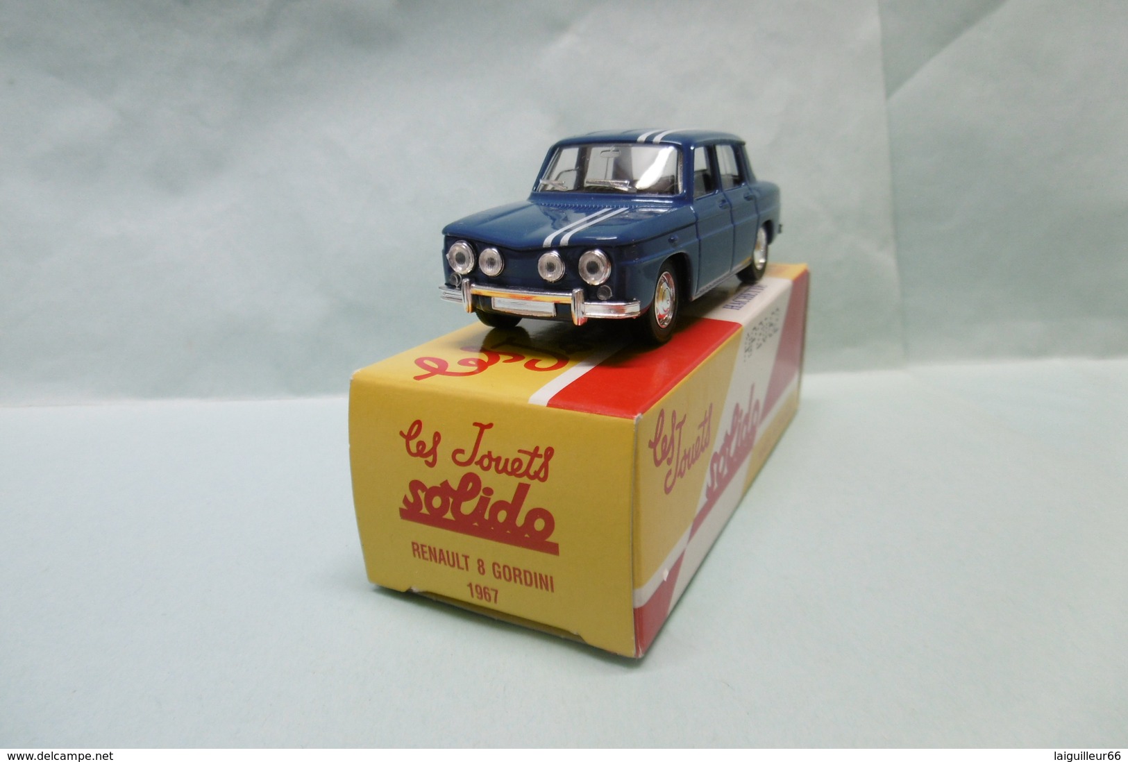 Solido / Hachette - RENAULT 8 GORDINI 1967 Bleu BO 1/43 - Solido