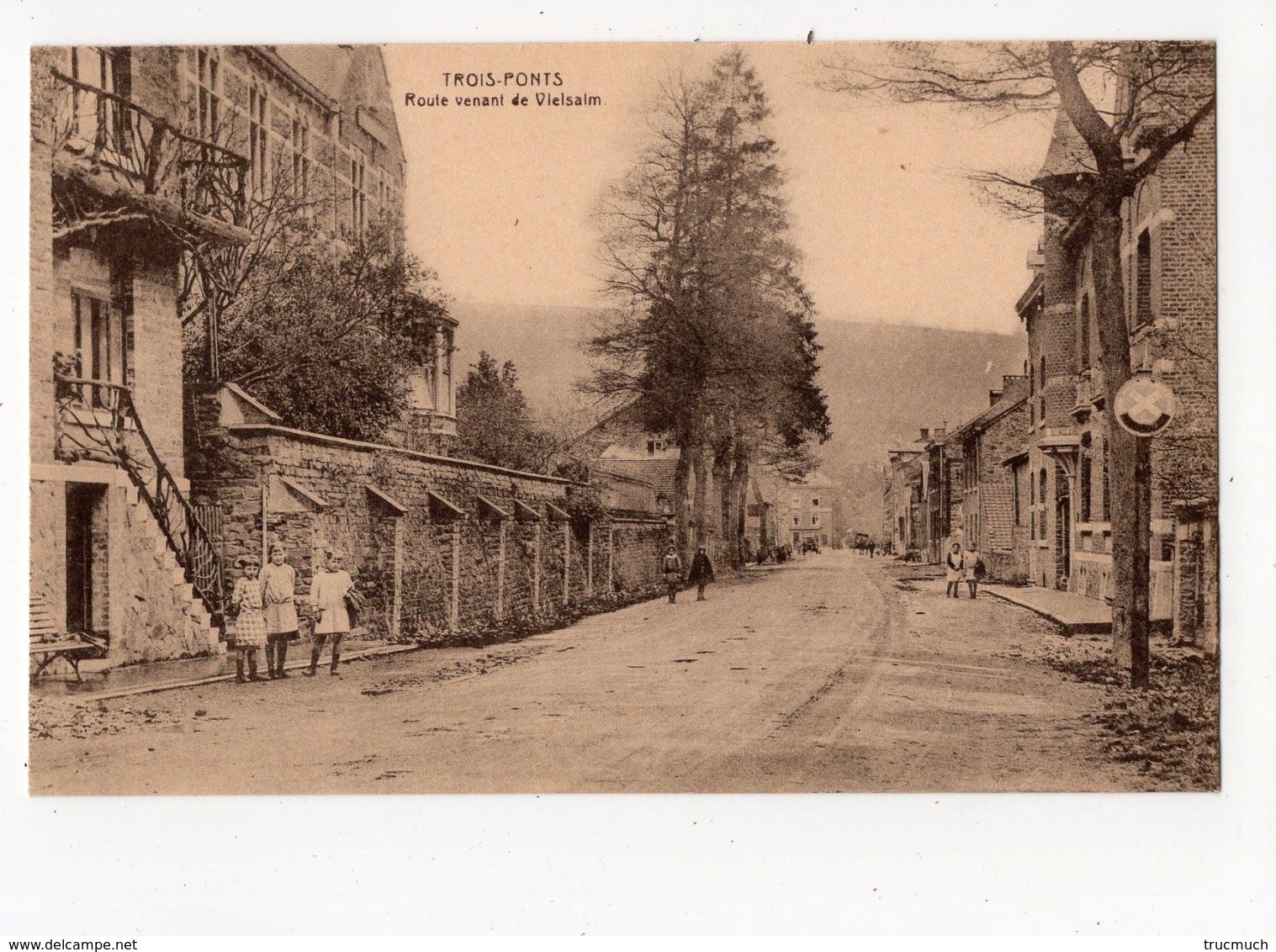 73 - TROIS - PONTS  -  Route Venant De Vielsalm - Trois-Ponts