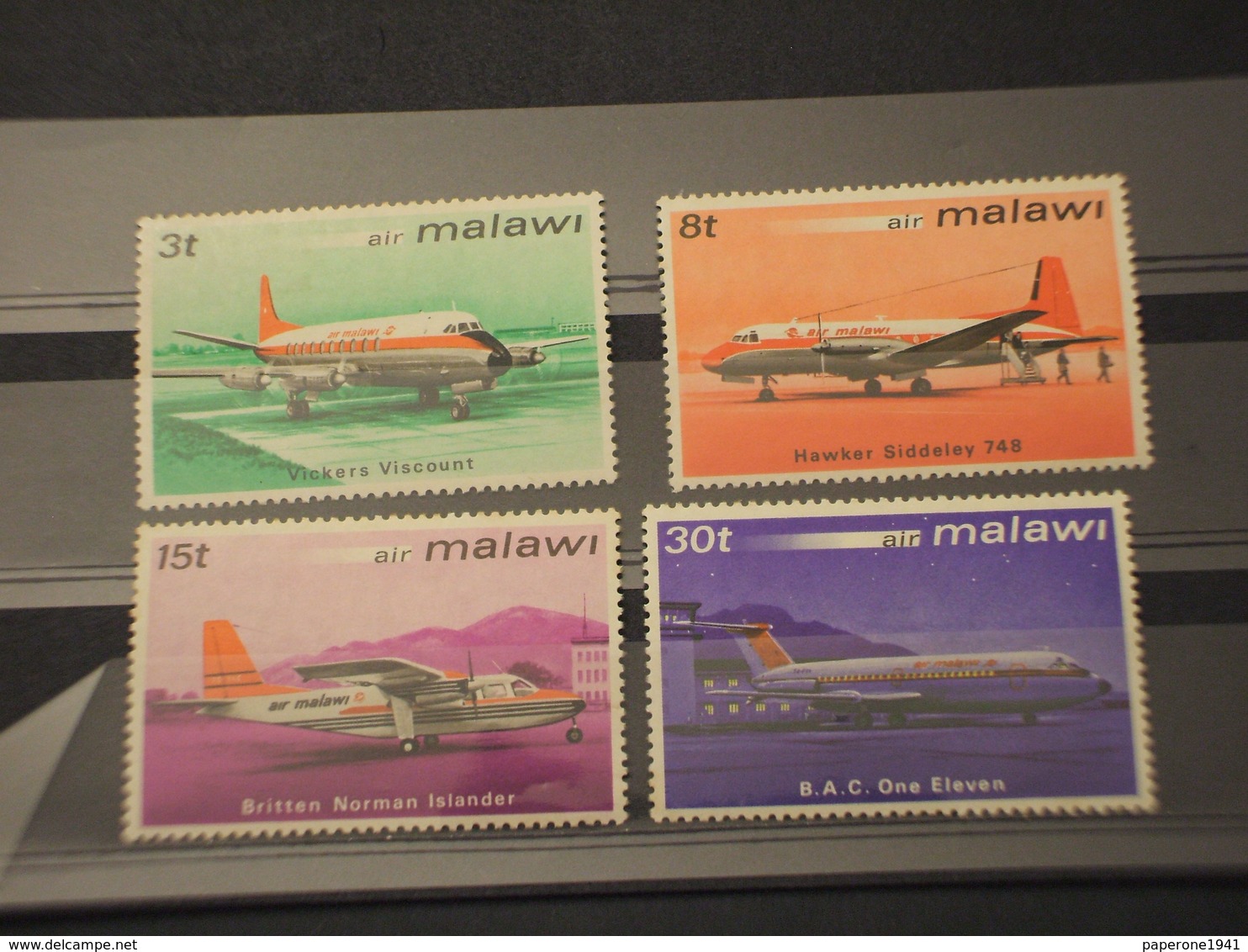 MALAWI - 1972 AEREI  4 VALORI - NUOVI(++) - Malawi (1964-...)