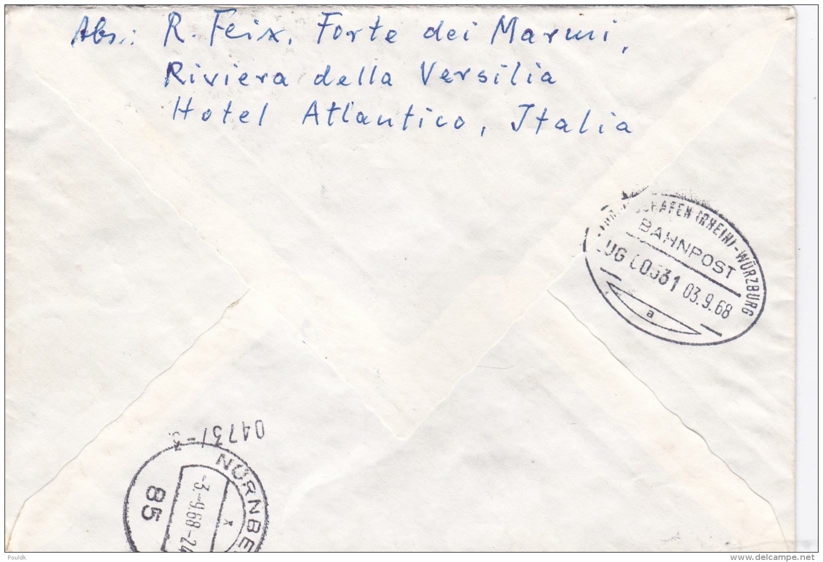 Italy  Registered + Expres Cover   Posted Forte Dei Marmi Lucca 1969 (G91-33) - 1961-70: Used