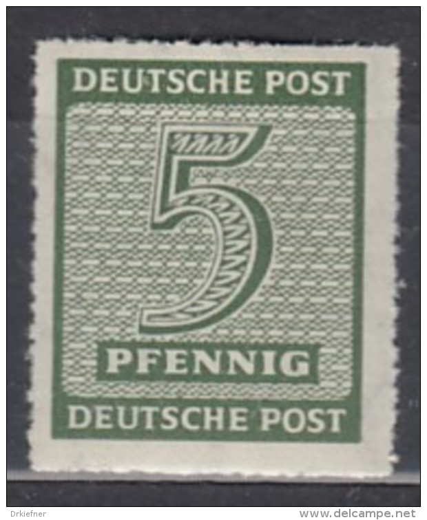 SBZ West-Sachsen 116 D X, Postfrisch *, Geprüft, Ziffern 1945 - Sonstige & Ohne Zuordnung