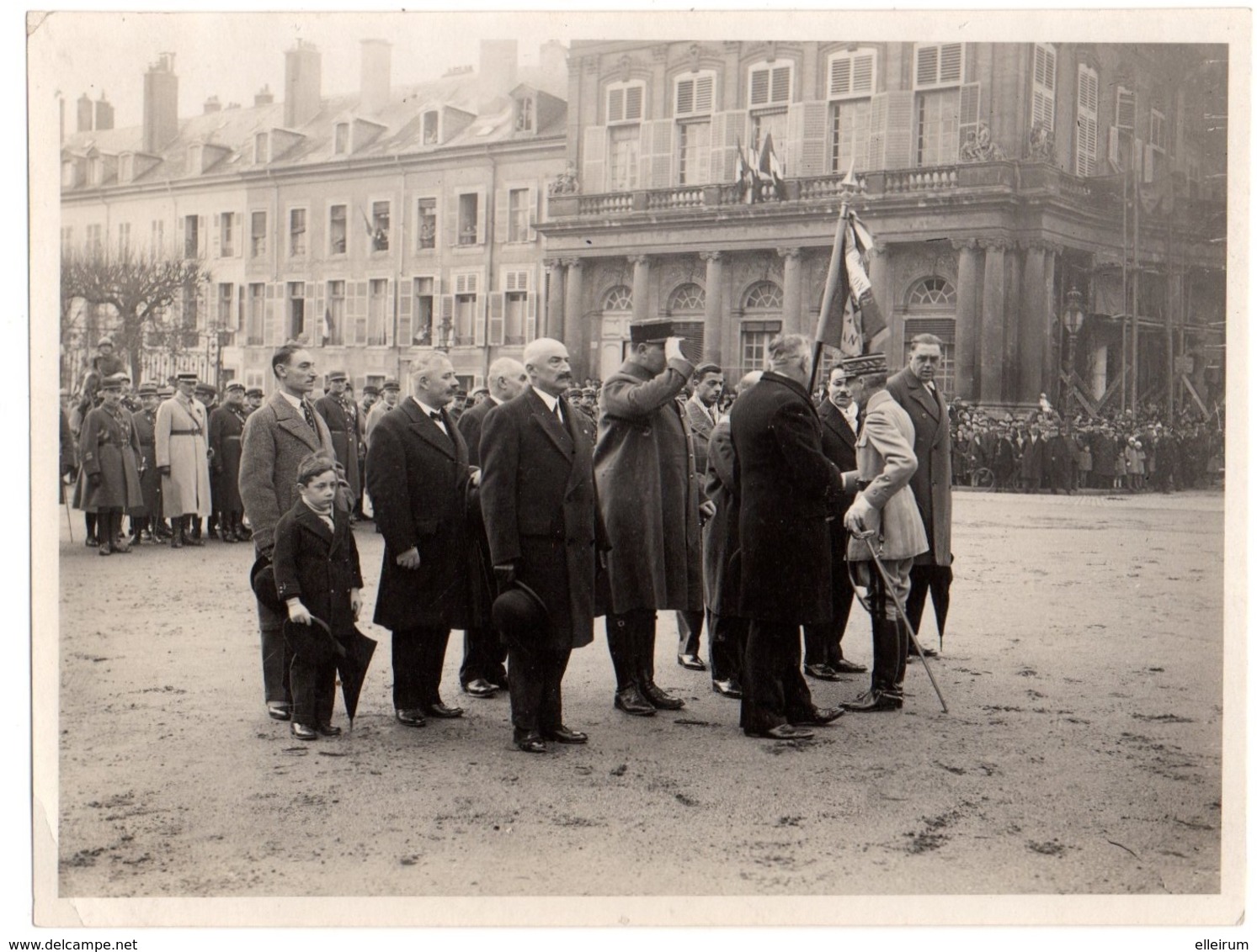 NANCY (54) MILITARIA. PHOTO. PLACE Du PALAIS Du GOUVERNEMENT.GENERAL 4 ETOILES. A SITUER - Guerre, Militaire