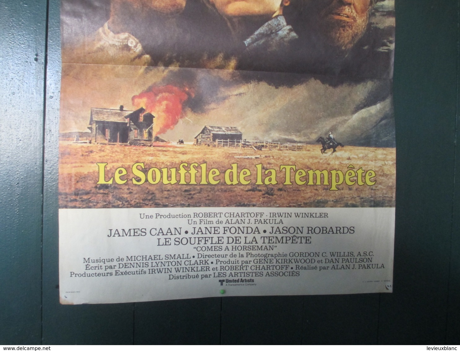 Affiche De Cinéma D'Epoque/Petit  Format/Le SOUFFLE De La TEMPËTE/James CAAN/Jane FONDA/Jason ROBARDSPakula1978  AFF27. - Affiches