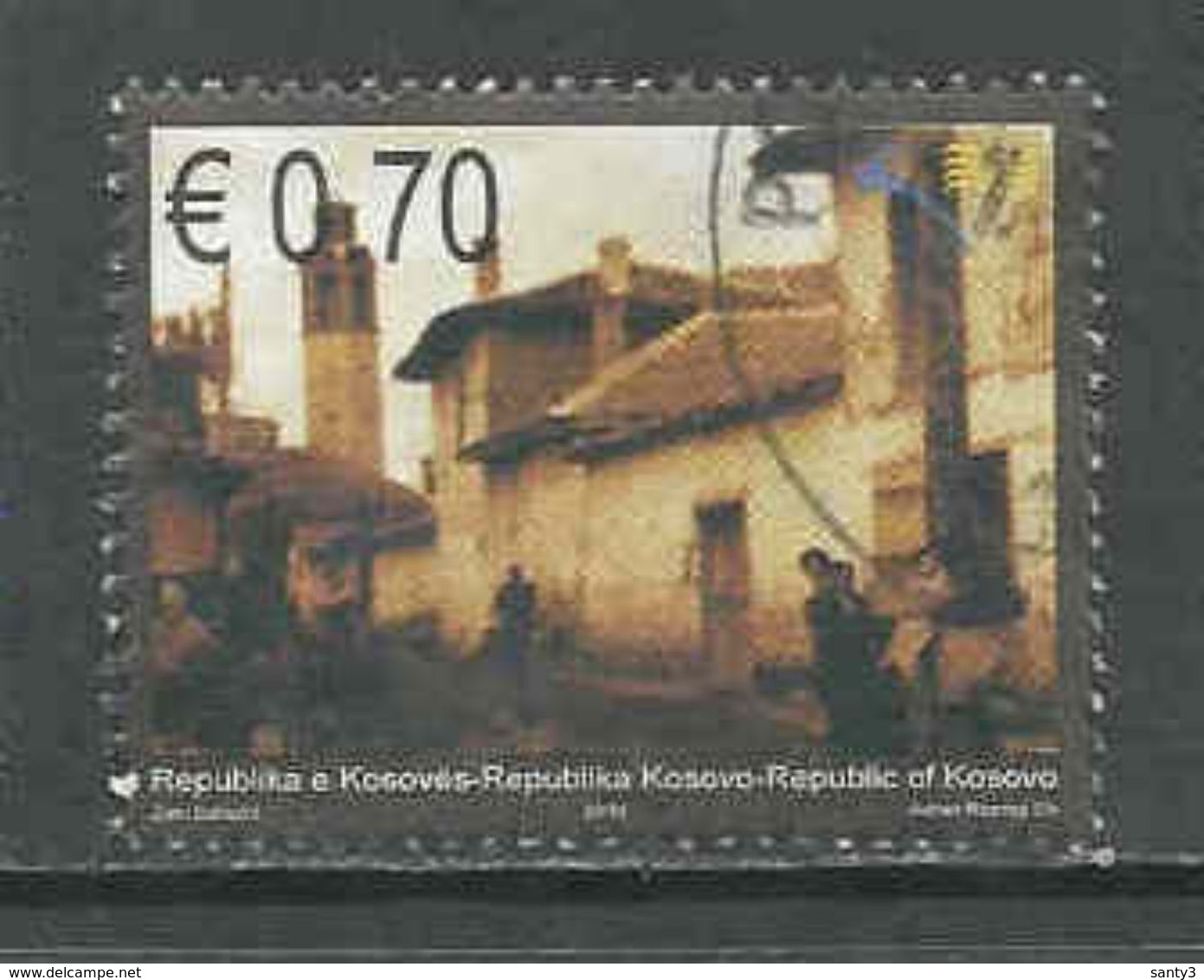 KOSOVO, Yv 73  Jaar 2010, Gestempeld,  Zie Scan - Kosovo