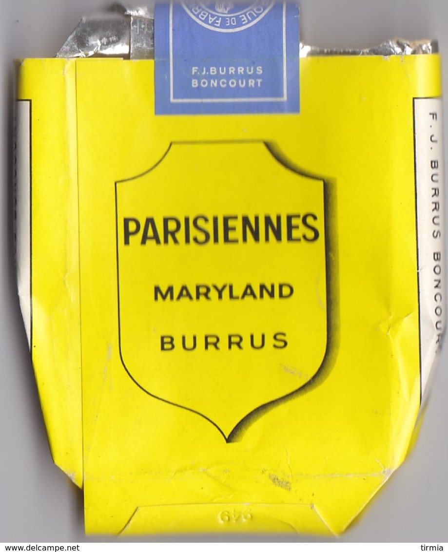 Parisiennes Maryland Burrus - Empty Cigarettes Boxes