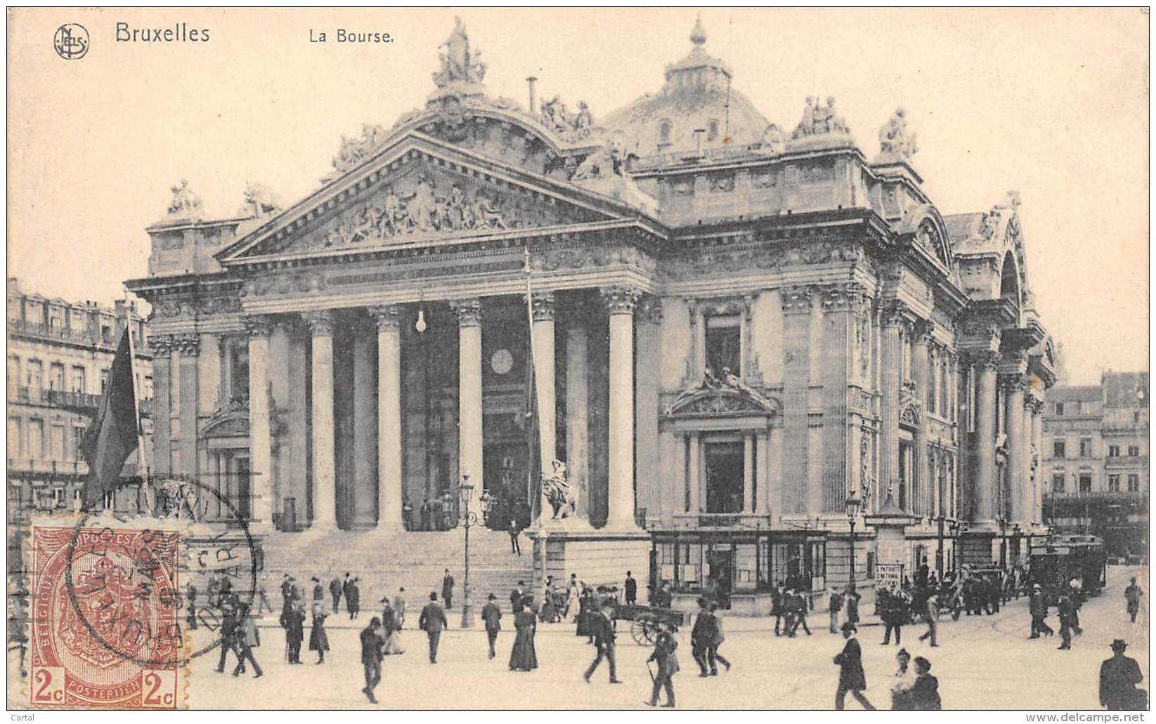 BRUXELLES - La Bourse - Monuments, édifices