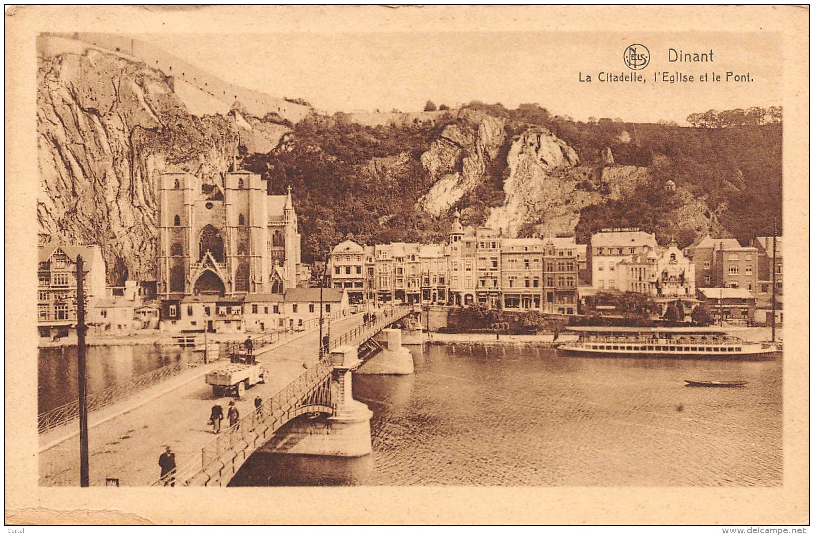 DINANT - La Citadelle, L'Eglise Et Le Pont - Dinant