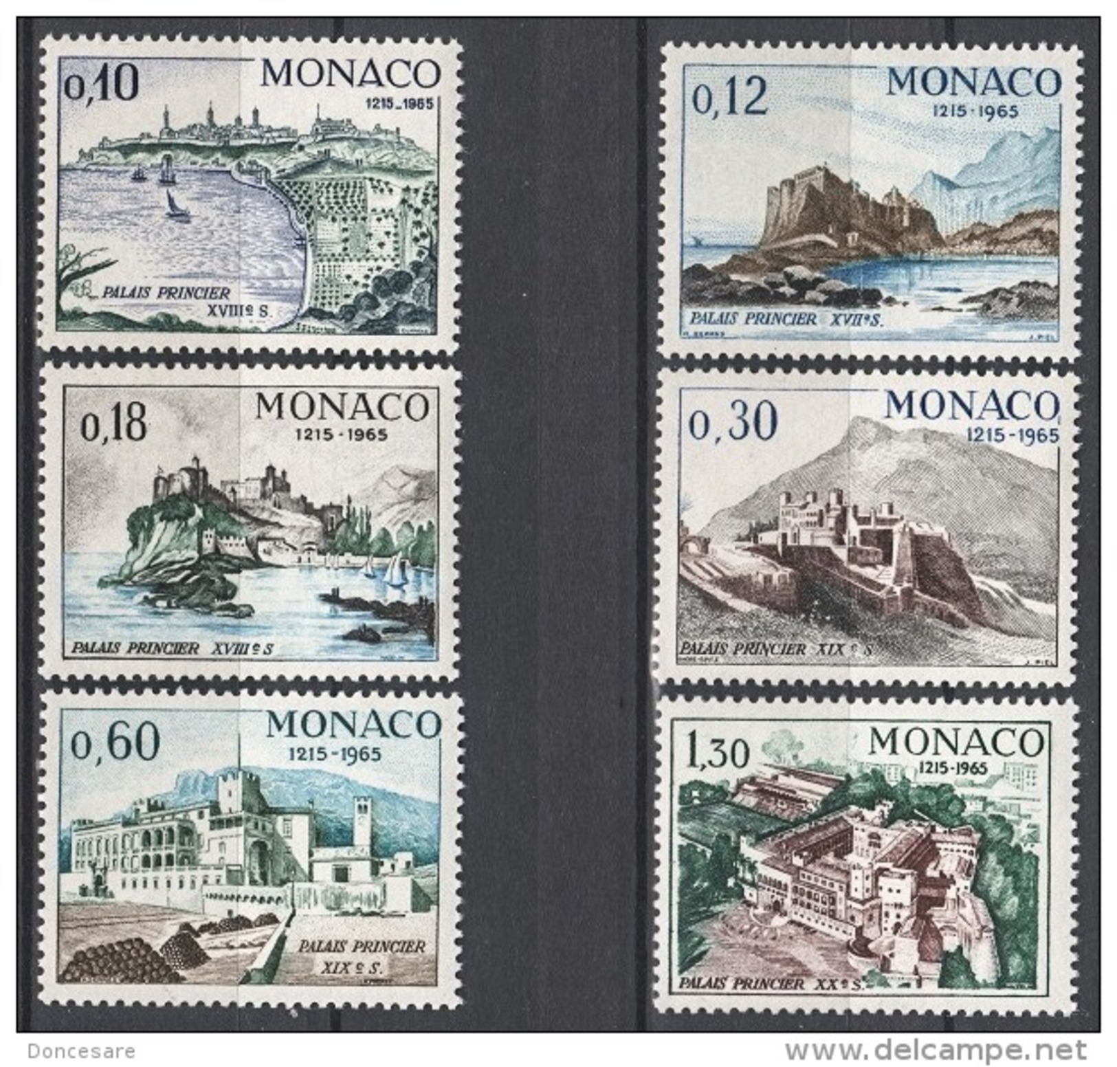 MONACO 1966 - SERIE N° 677 A 682 - 6 TP NEUFS** - Neufs