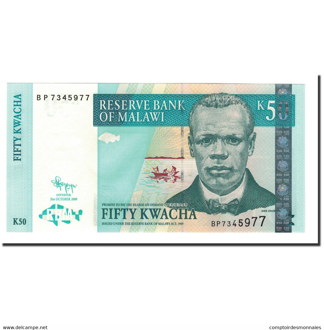 Billet, Malawi, 50 Kwacha, 2005, 2009-10-31, KM:53d, NEUF - Malawi