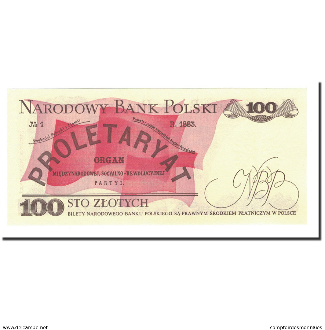 Billet, Pologne, 100 Zlotych, 1975-1988, 1986, KM:143e, NEUF - Pologne