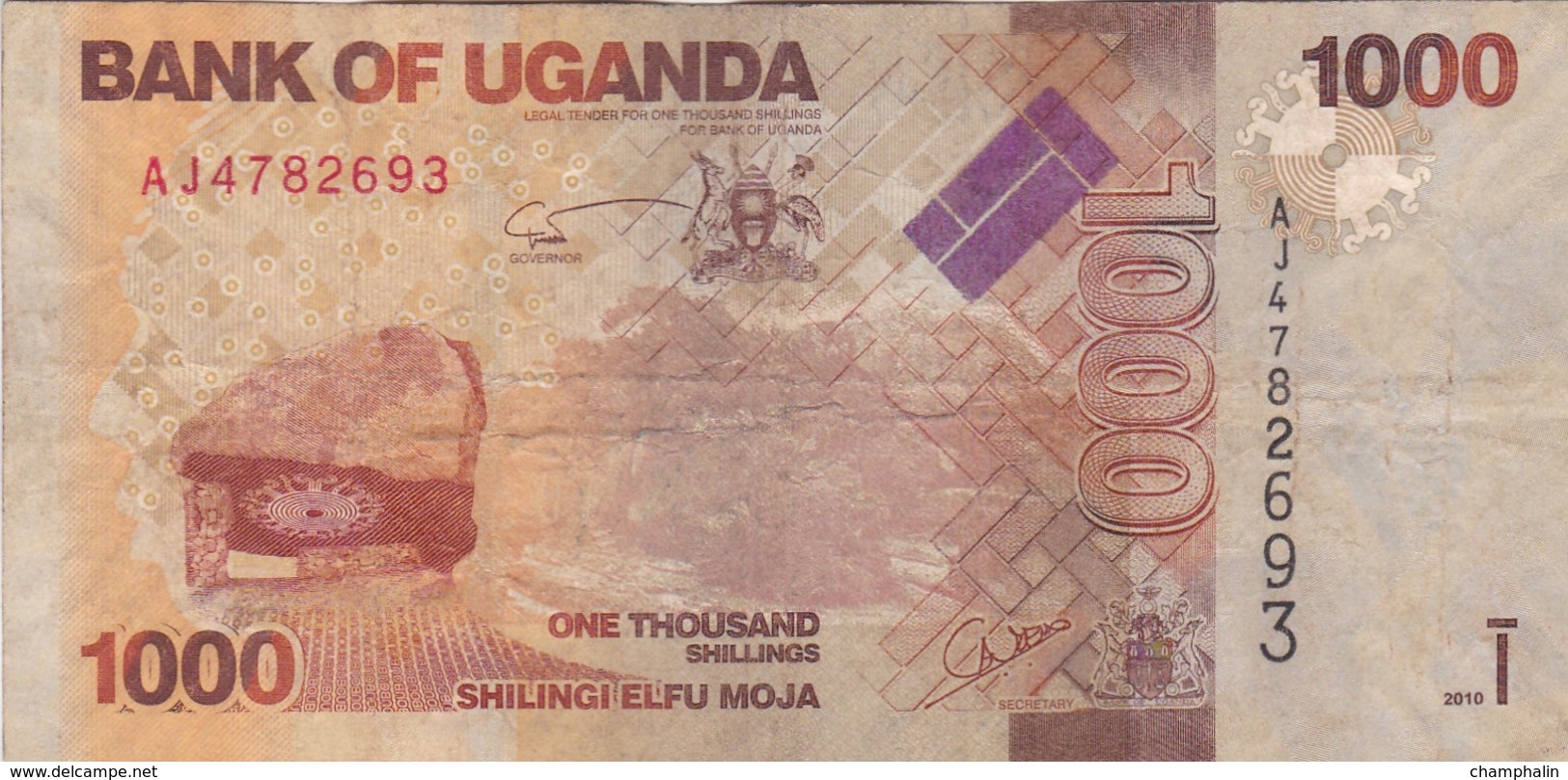 Ouganda - Billet De 1000 Shillings - 2010 - Uganda