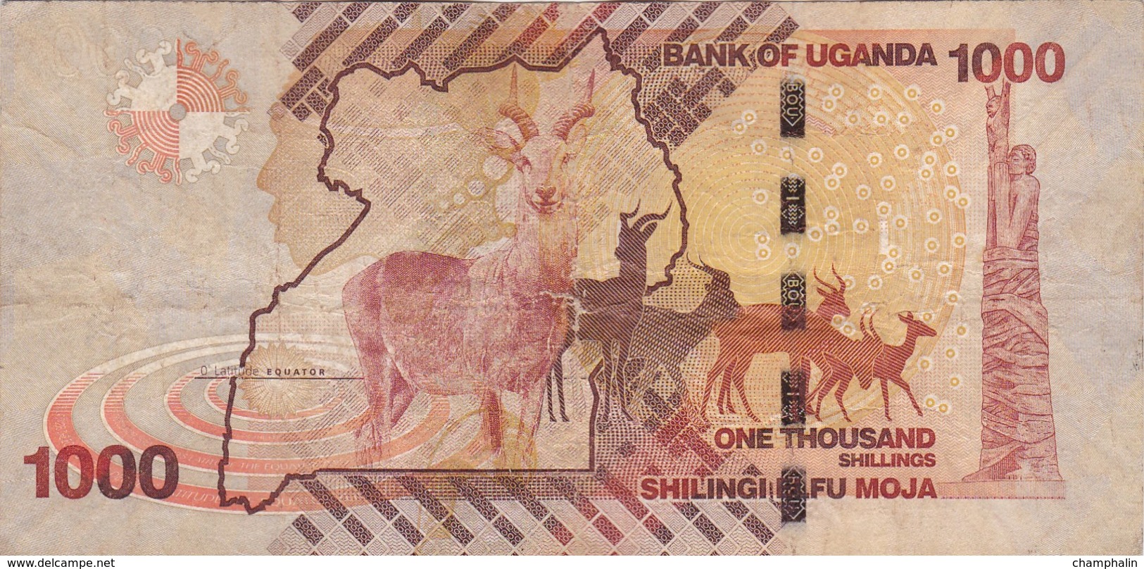 Ouganda - Billet De 1000 Shillings - 2010 - Uganda