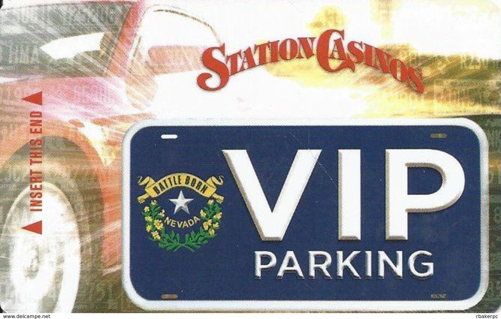 Station Casinos Las Vegas, NV - Parking Card - Copyright 2015 - Exp 12/31/15 - Casino Cards