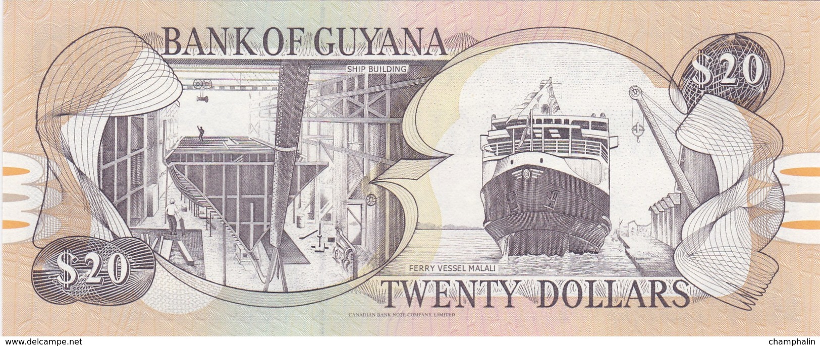 Guyana - Billet De 20 Dollars - Non Daté - Neuf - Guyana