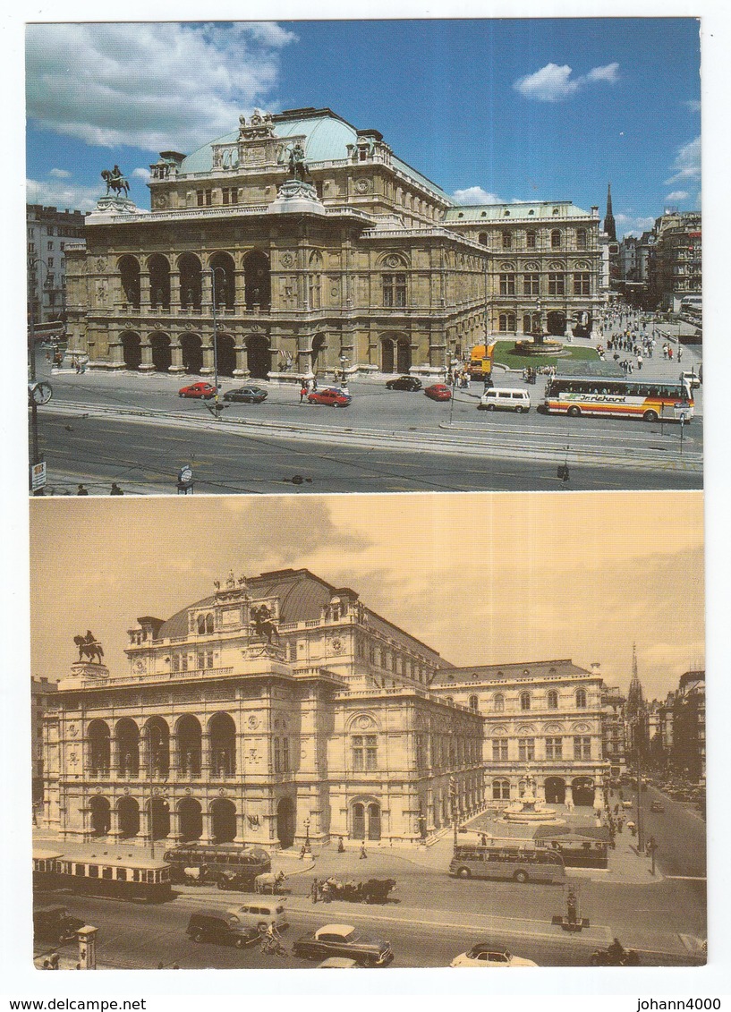 Wien 1, Staatsoper Einst Und Jetzt - Ringstrasse