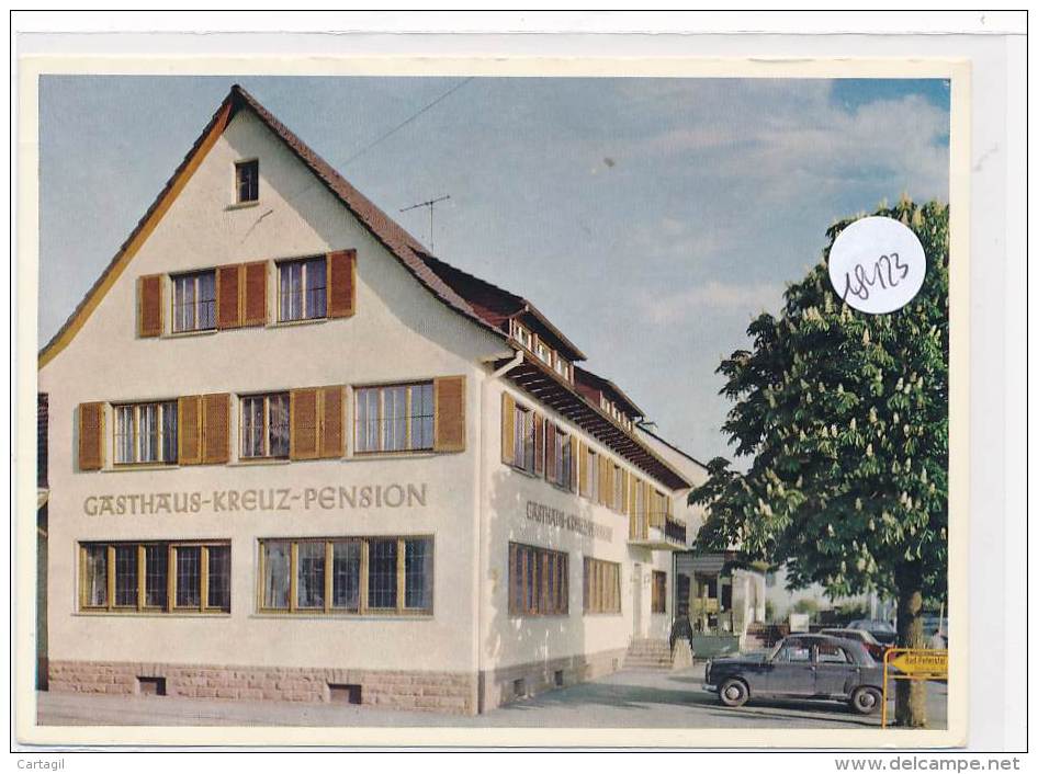 CPM GF -18123- Allemagne - Biberach - Gasthaus-Pension "Zum Kreuz"-Envoi Gratuit - Biberach