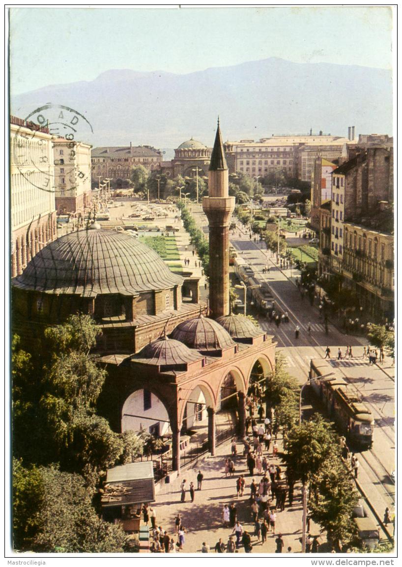 BULGARIA  SOFIA   Boulevard  G. Dimitrov  Tram  Tramway  Mosque  Moscha  Mosquée - Bulgarie