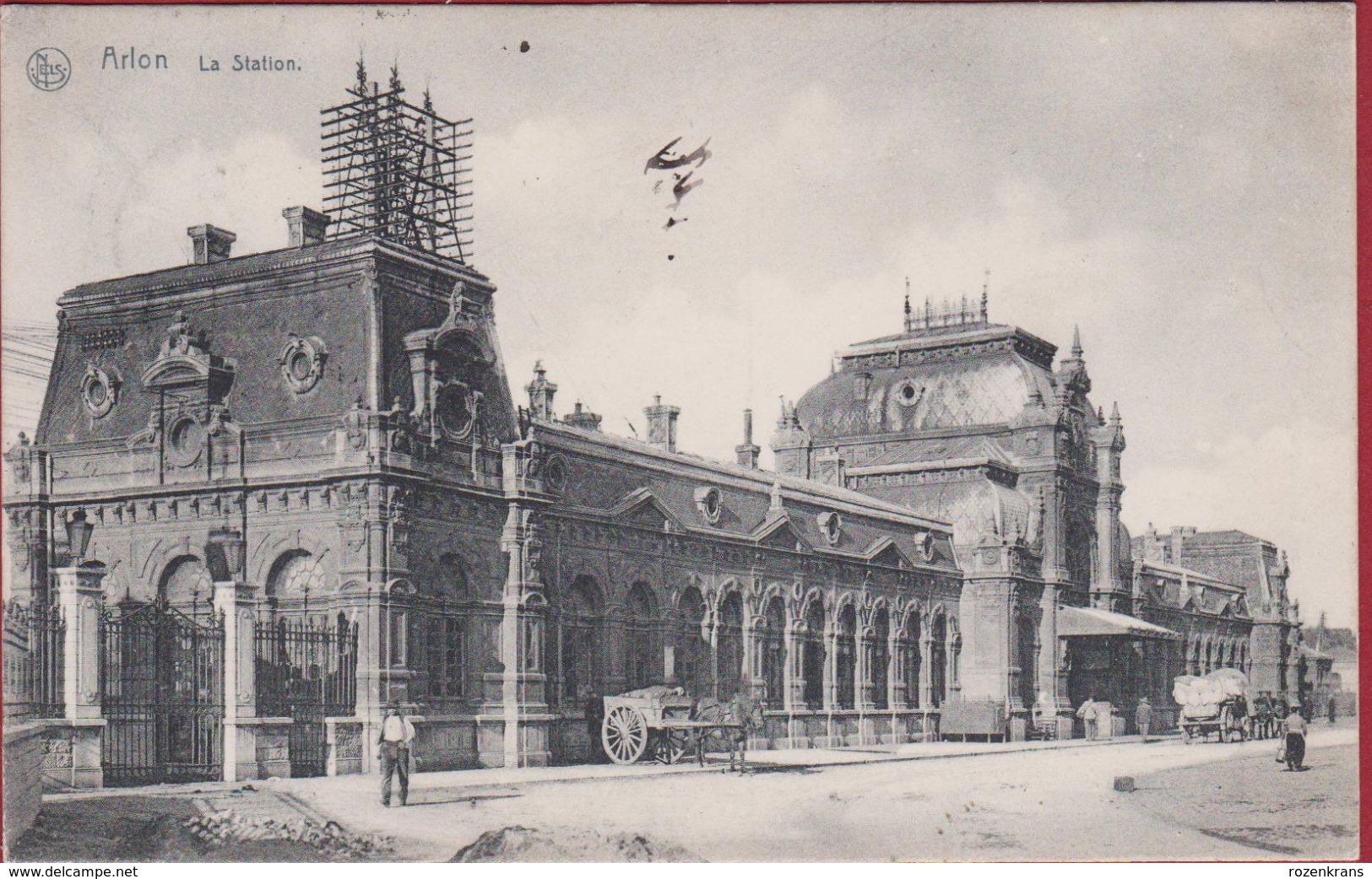 Arlon Aarlen La Station Gare Ferroviaire Statie Animee Geanimeerd (En Très Bon Etat) (In Zeer Goede Staat) Paard Cheval - Arlon