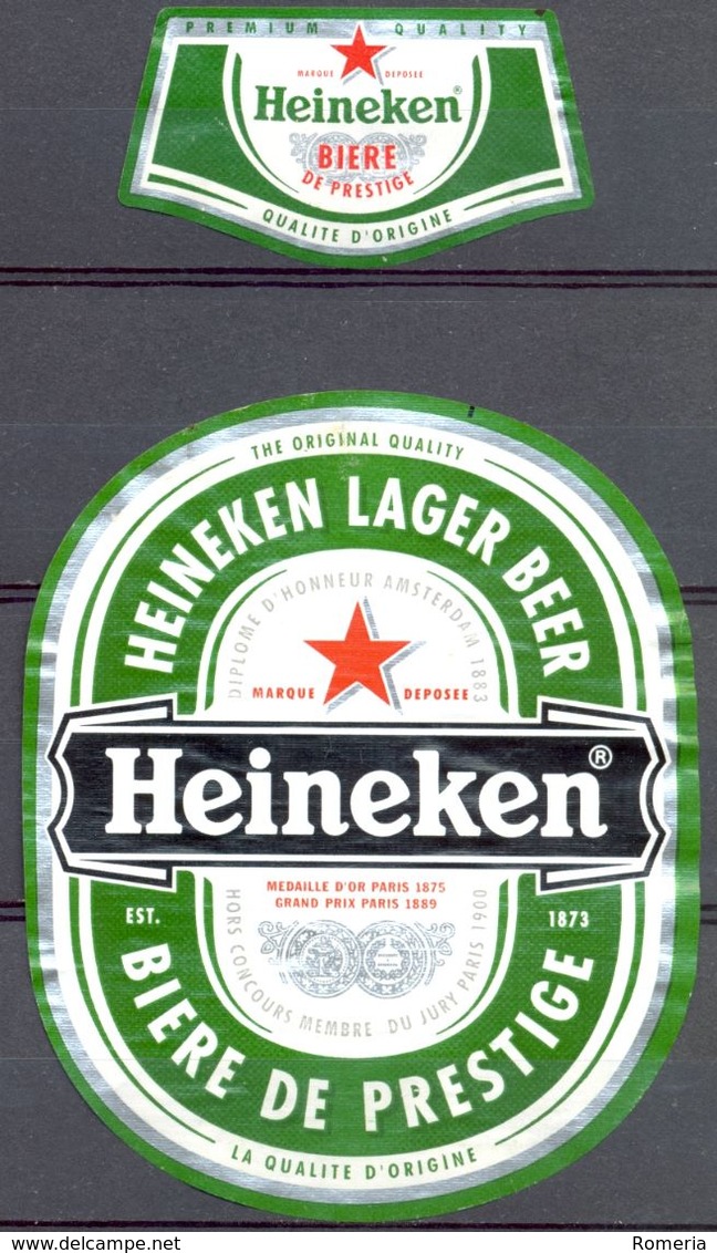 704 - Heineken Lager Beer - Bière De Prestige - Bière