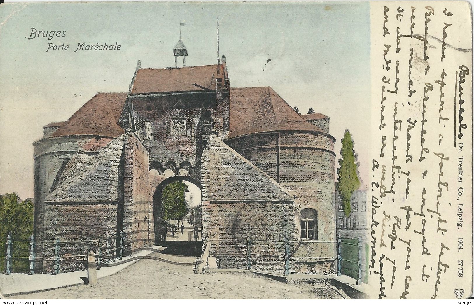 Bruges.  -  Porte Maréchale   -   1908 - Brugge