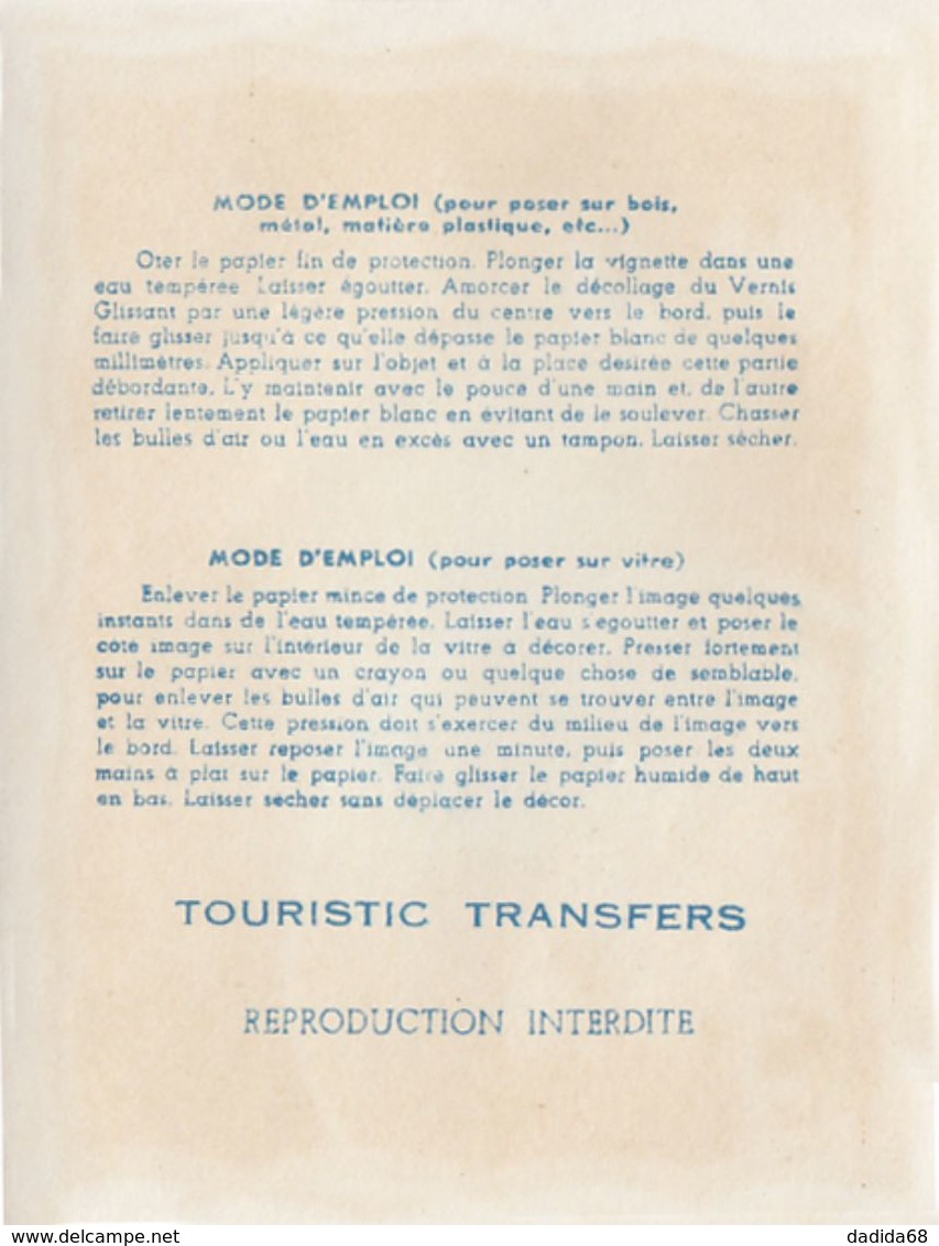 SAINTE-MARIE-AUX-MINES - RARE - TOURISTIC TRANSFERS - OBJET INTROUVABLE ! - Documents Historiques