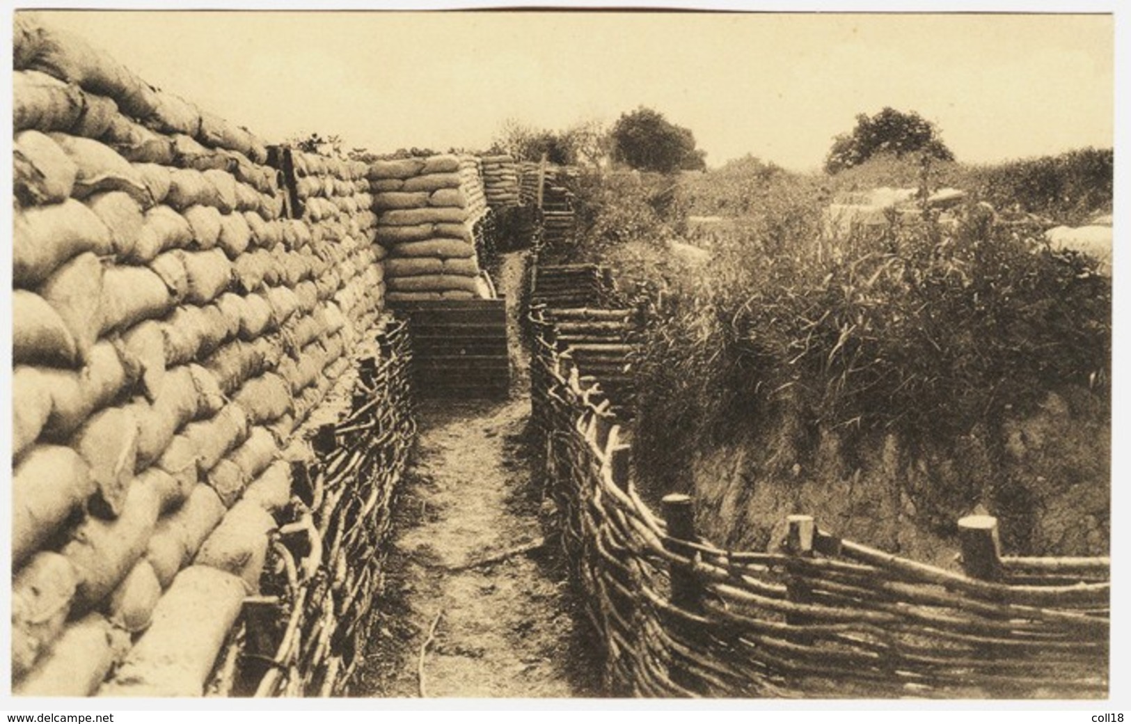 CPA Guerre 1914  Boyau De La Mort à Dixmude  (tranchée ) - Guerre 1914-18