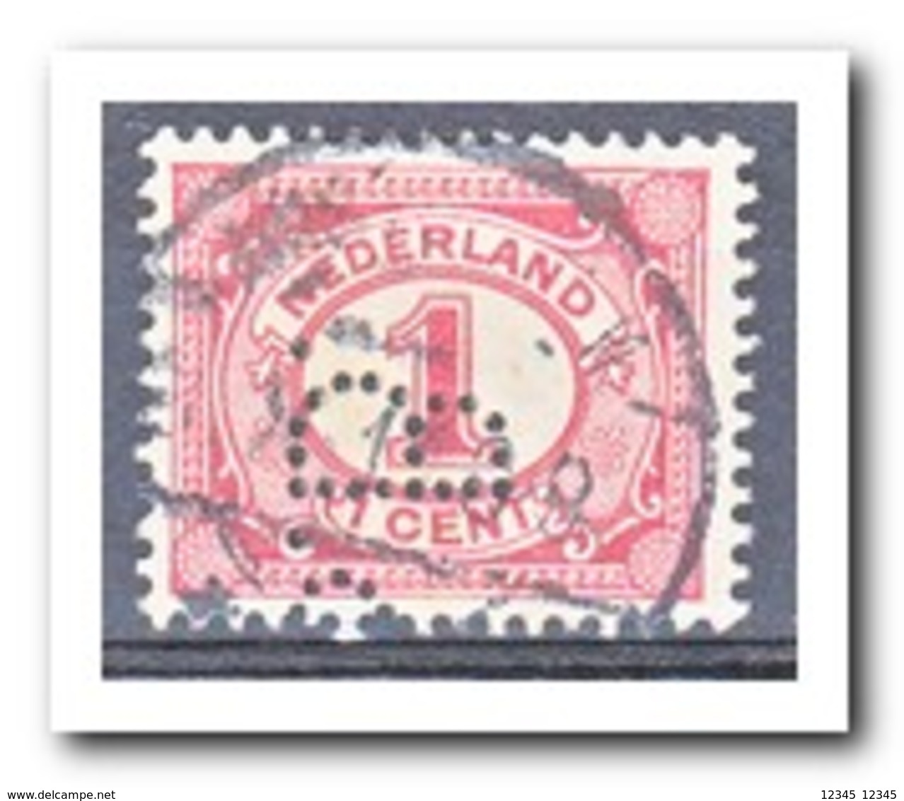 Nederland Firmaperforatie 134-1-1 D.B. - Zonder Classificatie