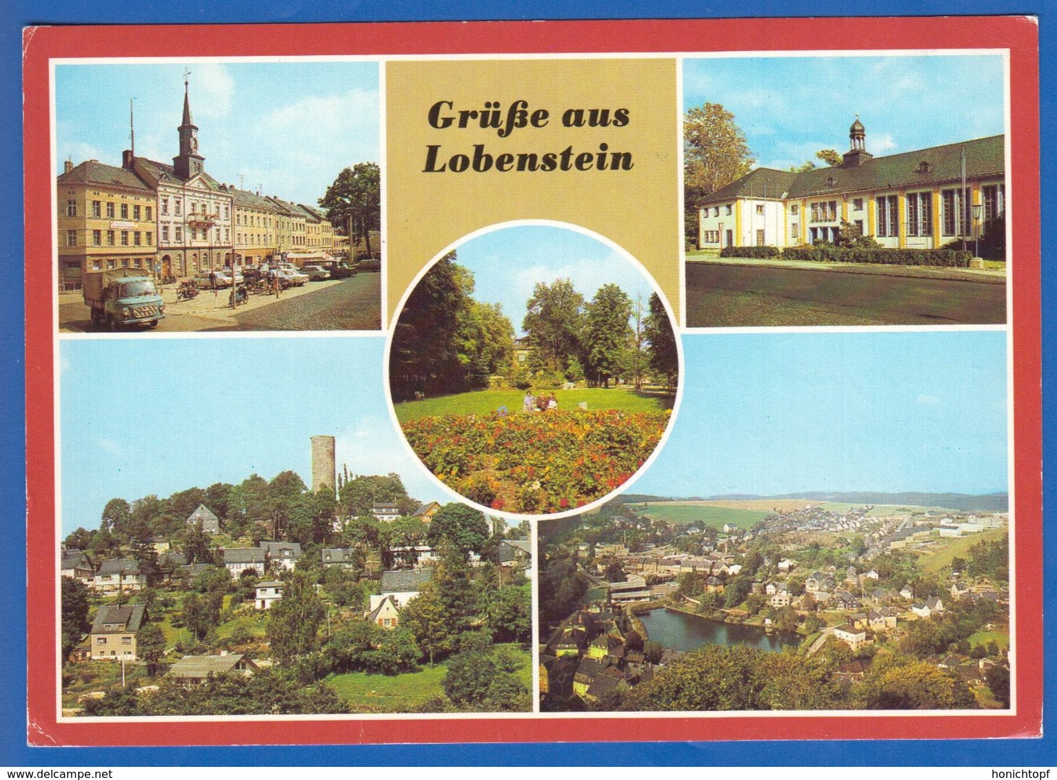 Deutschland; Lobenstein; Multibildkarte Mit Markt Und Kulturhaus - Lobenstein