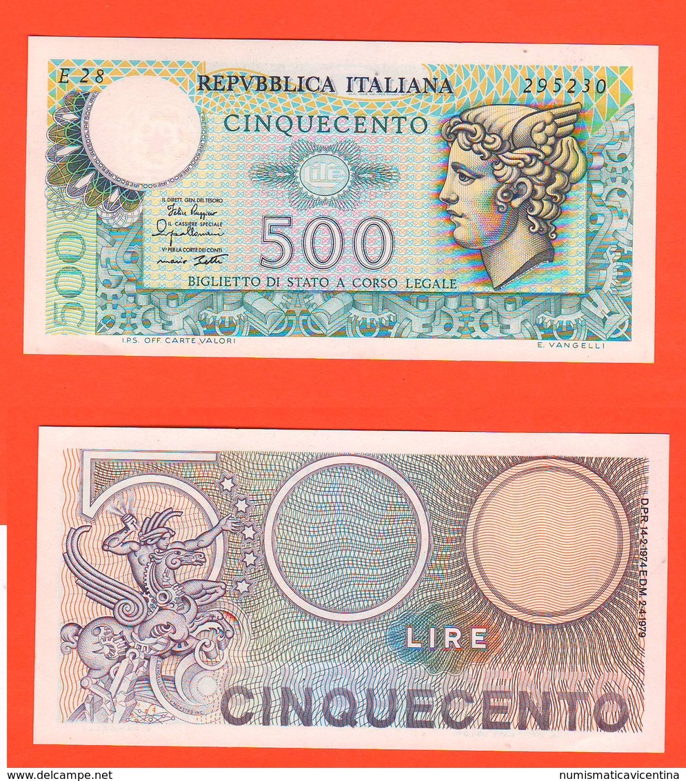 500 Lire Mercurio 1979 Repubblica Italiana - 500 Lire